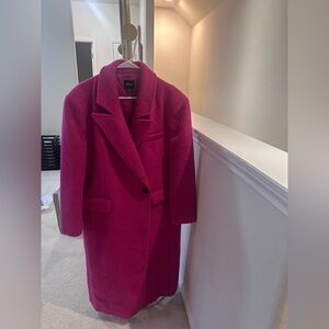 Nasty Gal Fuchsia Teddy Jacket